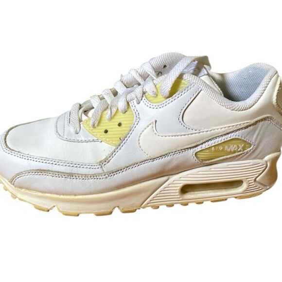 Nike Air Max White Sneakers - 5Y - Good Condition - Picture 1 of 11